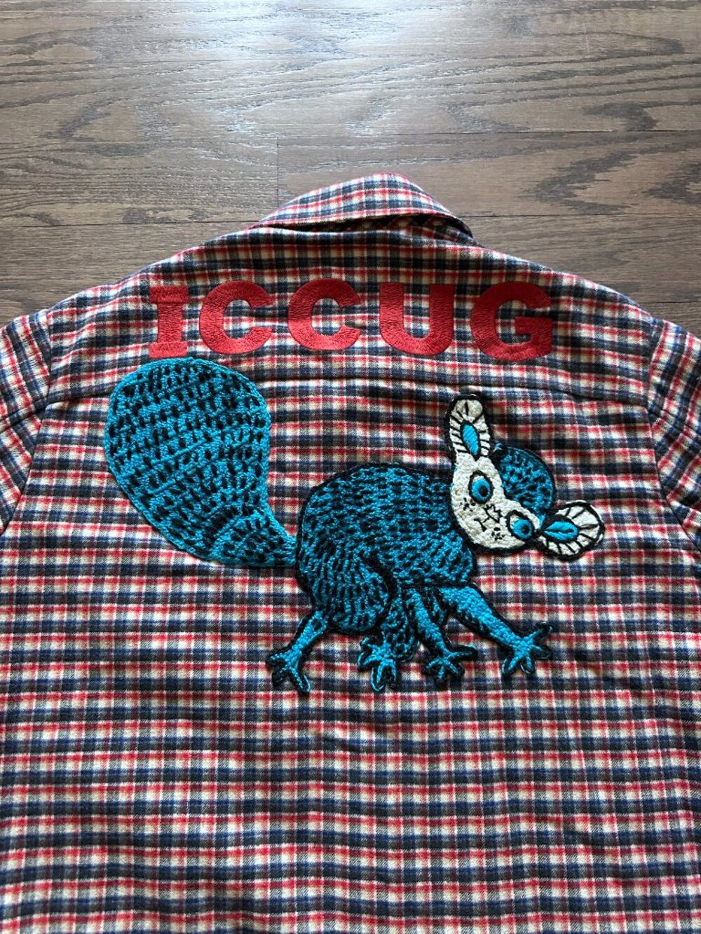 Gucci Freya Hartas Edition Check Embroidery Jacket View 2